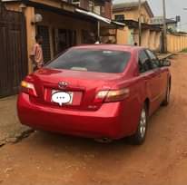 A picture of JUST IN Super Clean Nigerian Used Red Toyota Camry 2008