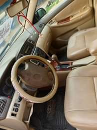 A picture of Toyota Corolla bank type 2006 model baked once Engine and