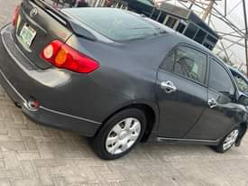 A picture of First body Pan Toyota Corolla Sport 2011 With a very