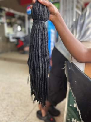 A picture of Natural dreadlocks available call or whatsapp 211921349914