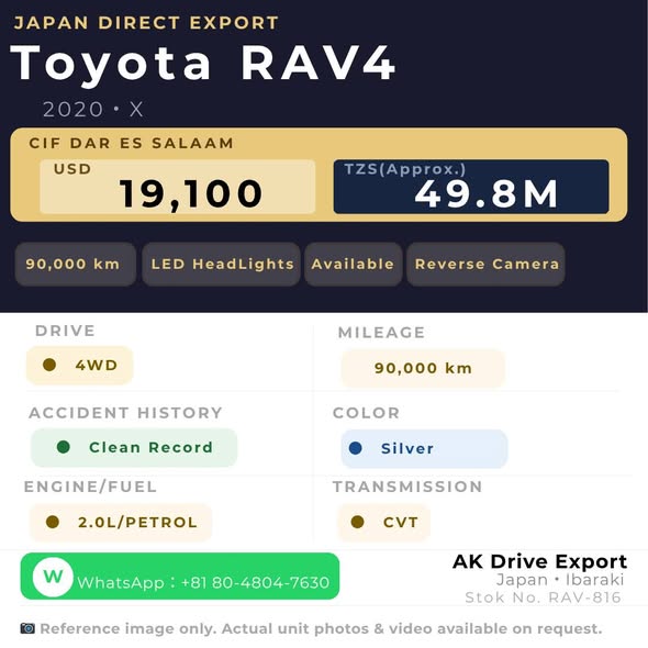 A picture of 2020 Toyota RAV4