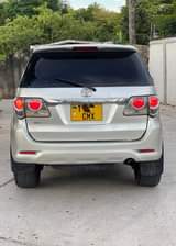 A picture of TOYOTA FORTUNER 2013 14 MODEL REG NO CMX