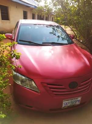 A picture of Toyota camry 2008 model in perfect working condition UMUAHIA 08031802677