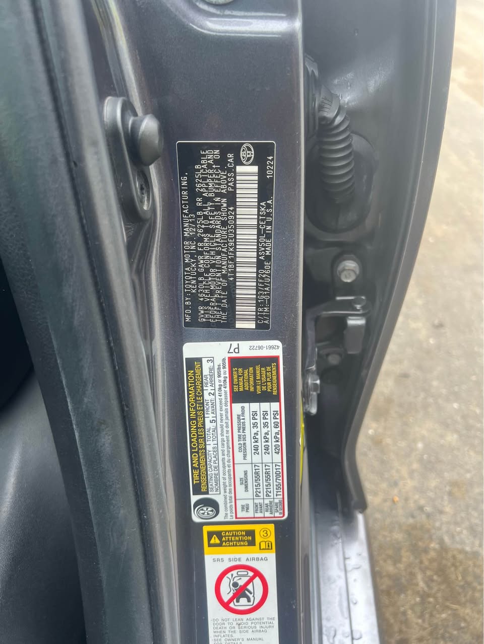 A picture of 2014 Toyota Camry SE