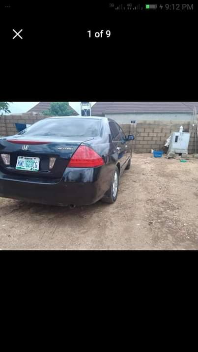 A picture of Honda Accord 2007 model aka Dc for sale