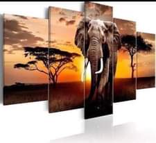 A picture of canvas art