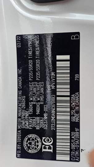 A picture of Lexus Rx350 2022 brand new for sale in Abuja we