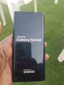 A picture of Samsung Galaxy Note 8 on quick sale very clean as