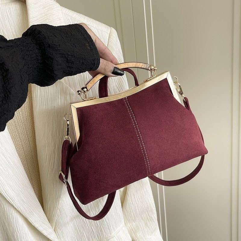 A picture of Suede shoulder bag