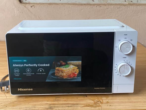 A picture of Hisense microwave for sale 2month used