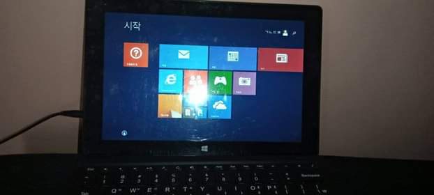 A picture of surface touch screen