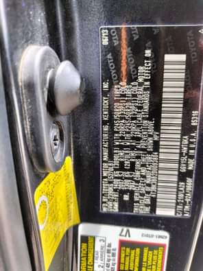 A picture of 2013 FIRST BODY TOYOTA VENZA FOR SALE first body pan
