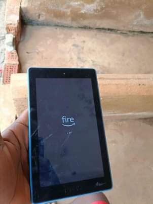 A picture of Amazon fire tablet