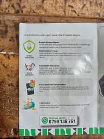 A picture of Mkopa phones for sell with a deposit of 4900 call