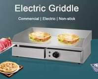 A picture of tabletop flat griddle with Bbq Flat