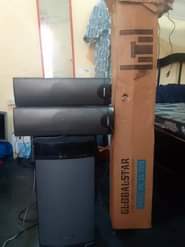 A picture of New Globalstar Home theater working perfectly at 350k has 5speakers