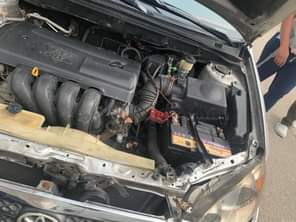 A picture of Toyota Corolla 2004 Partial first body Sound engine and gear