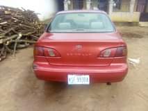 A picture of Baby corolla Fuel economy car Sound engine and gear Fault