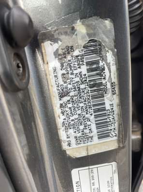 A picture of This is freshly bath from pure first body Camry 2003