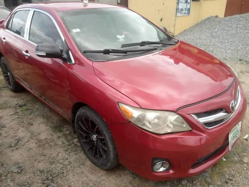 A picture of 2010 corolla upgraded to 2012