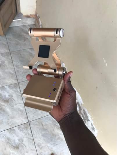 A picture of Bluetooth speaker power bank.