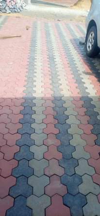 A picture of pavers