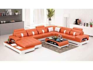 A picture of U shape modern sofa