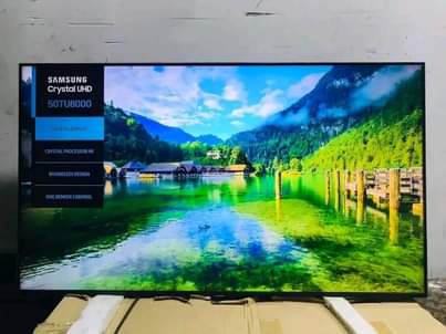 A picture of Sumsang nch 50 smart tv clean sanaaaaa