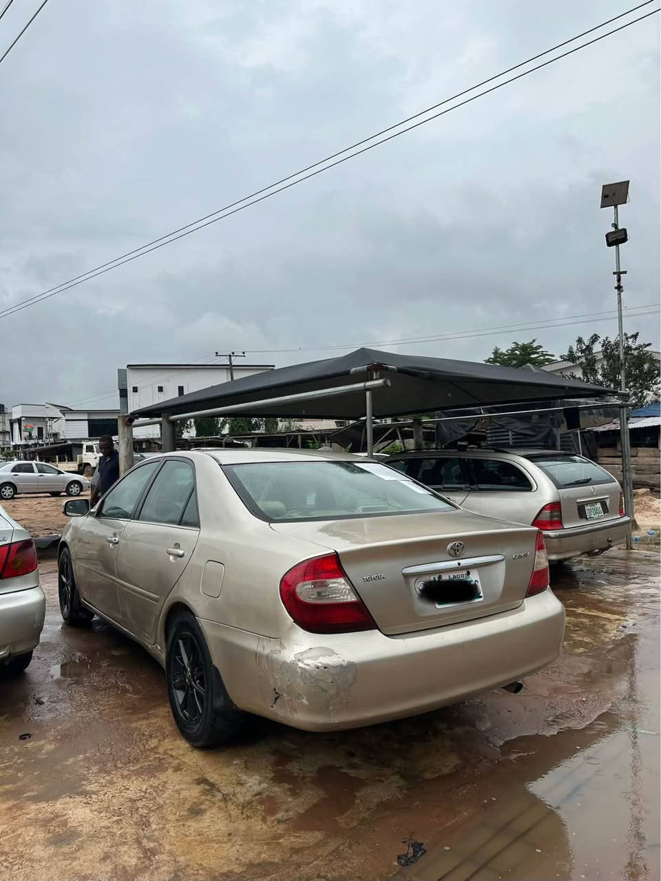 A picture of Belgium standard partly first body pan Toyota Camry 2 4