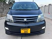 A picture of Toyota Alphard on sale DWG hii gari kali sanaaa haina