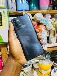 A picture of Infinix hot12 gb64 sim hazina kikwazo chochot kwa bei poa
