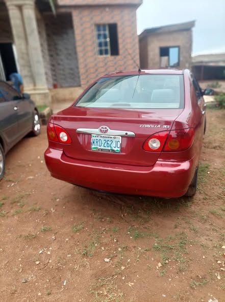 A picture of Toyota corolla