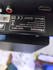 A picture of Hisense soundbar 2 1