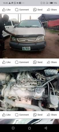 A picture of 2004 Toyota sienna in perfect condition ac working location owerri