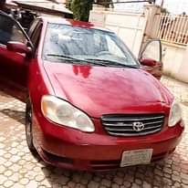 A picture of Clean distress corola used2004 model