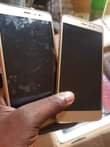 A picture of Note 3 red mi fingerprint