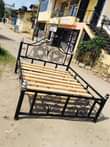 A picture of Nauza kitanda 5 6 chuma nzito nene nzul nipgie 0689319654