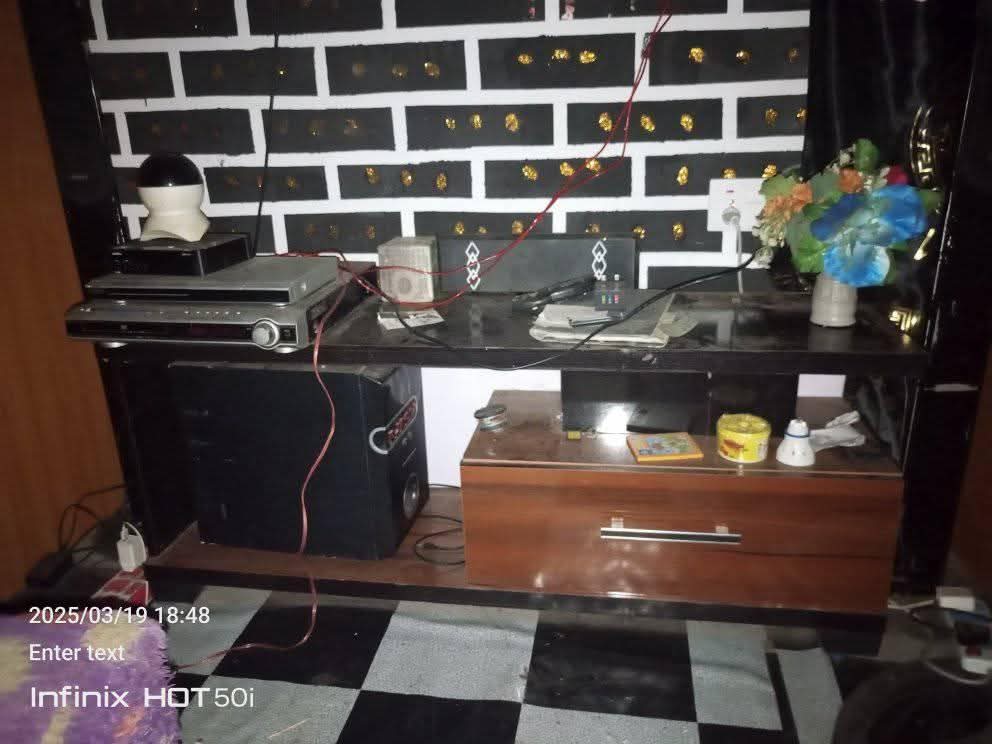 A picture of Waldrop shop curboard dressing mirror TV stand and center table