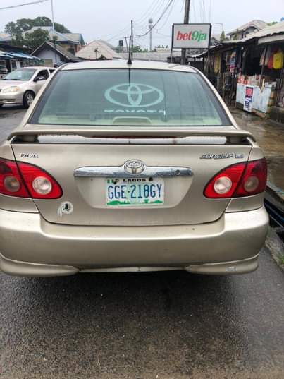 A picture of Just in 08 First Body Corolla with sound Engine Gear