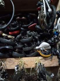 A picture of Bicycles and spare parts