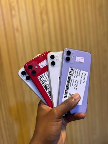 A picture of IPHONES
