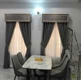 A picture of Curtain and board