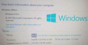 A picture of Dell i3 laptop