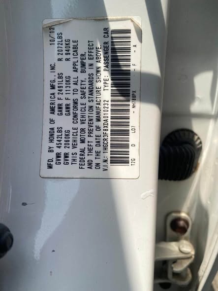 A picture of Honda Accord 2014 model Neatly used Year of entry 2023