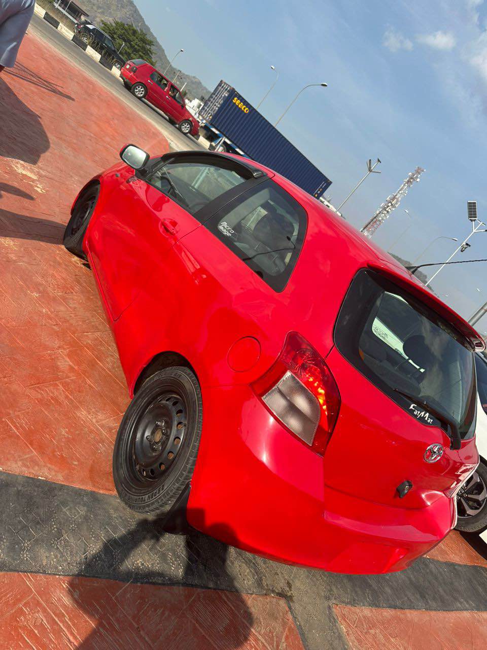 A picture of Distress Toyota Yaris 2007