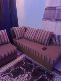 A picture of L shape sofa