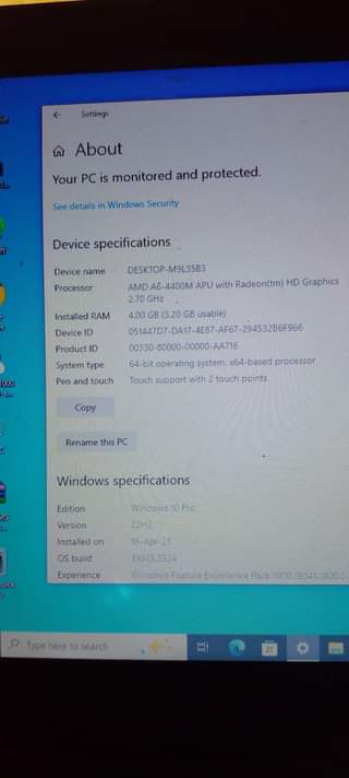 A picture of HP 14 LAPTOP FOR SALE