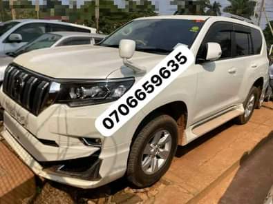 A picture of Toyota Landcrusuier Prado Tx utomatic transmission Petrol 7 Leather seats