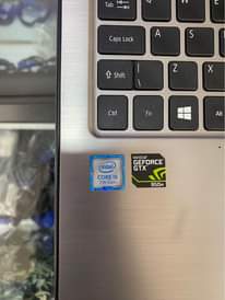 A picture of Acer laptop with graphics card 4gb