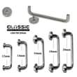 A picture of 1PC 14g Surface Piercing Bar Dermal Anchor Surgical Steel Jewelry